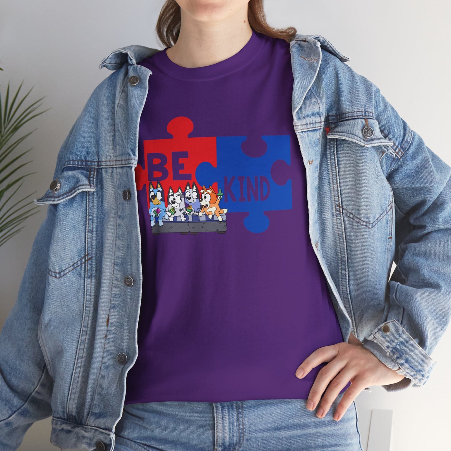 Be Kind Puzzle Piece T-Shirt — Autism Awareness Tee