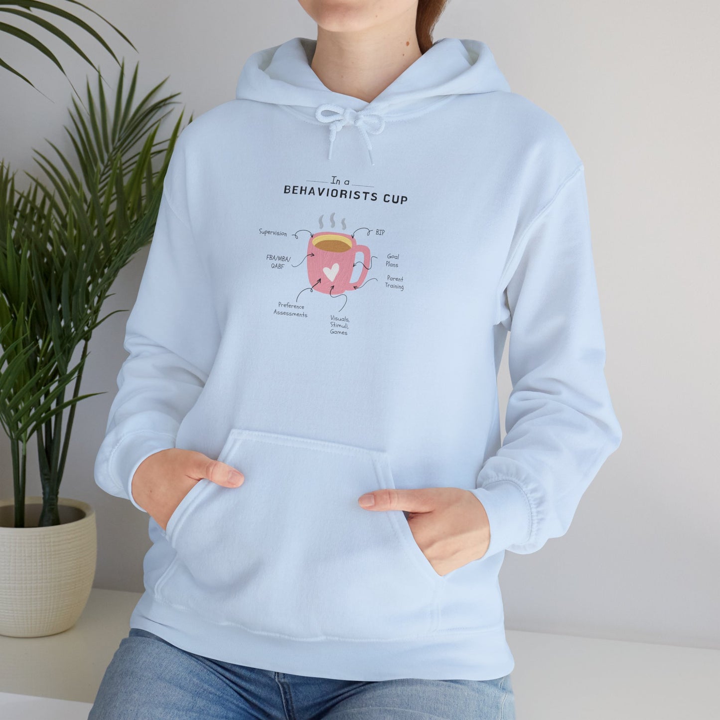 Behaviorists Cup Hoodie — Cute Chemistry Coffee Mug Diagram Sweatshirt