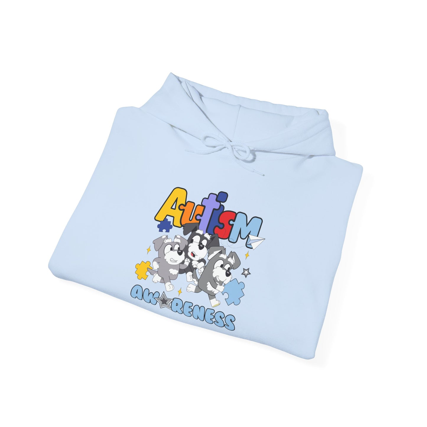 Autism Awareness Hoodie — Puzzle Heart Design