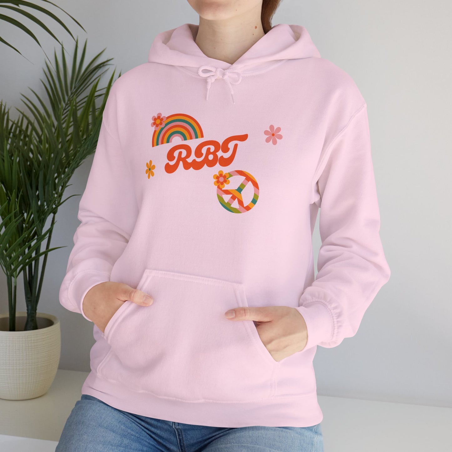 Retro Rainbow RBT Hooded Sweatshirt