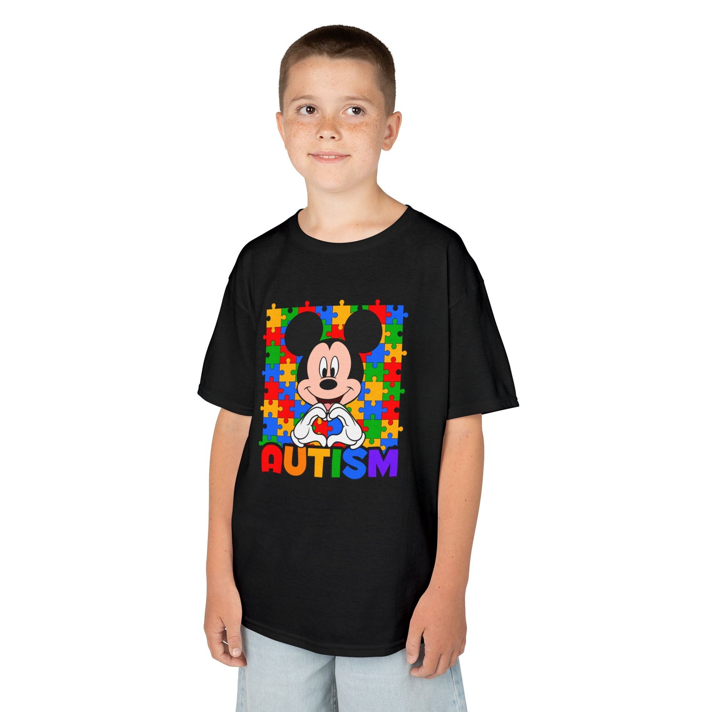 Kids Autism Puzzle Heart T-Shirt