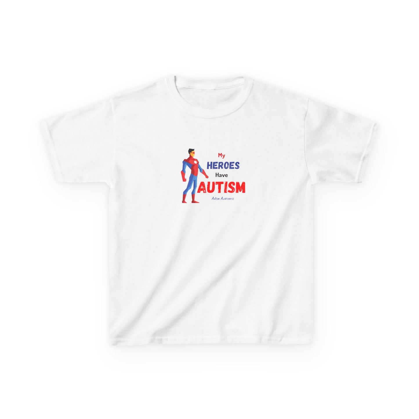 Autism Awareness Kids Tee - My Heroes Have Autism