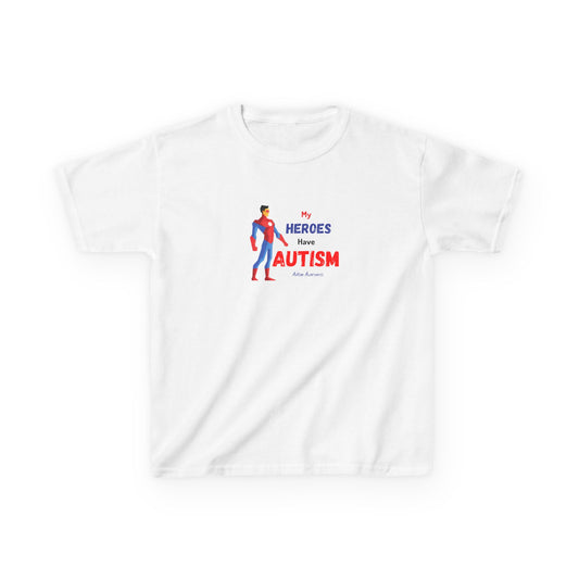 Autism Awareness Kids Tee - My Heroes Have Autism