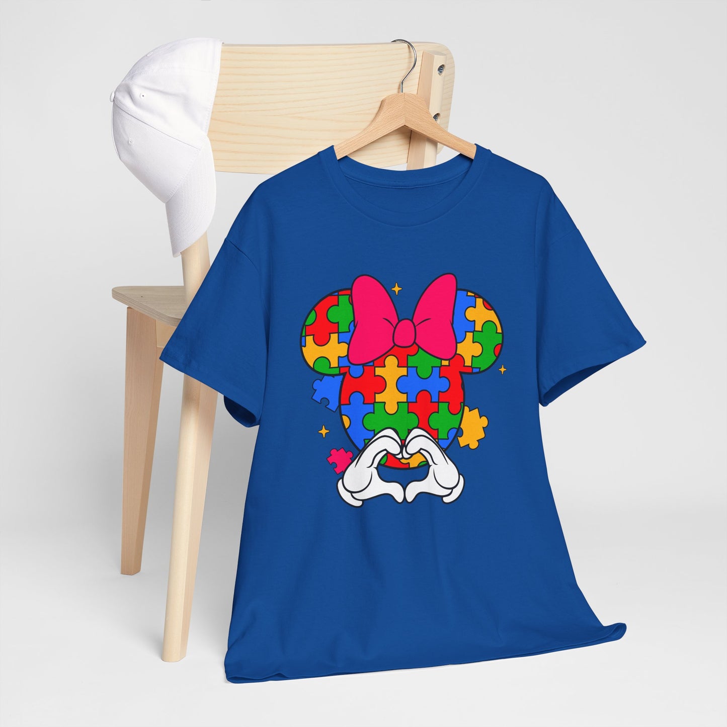 Autism Awareness Puzzle Minnie T-Shirt