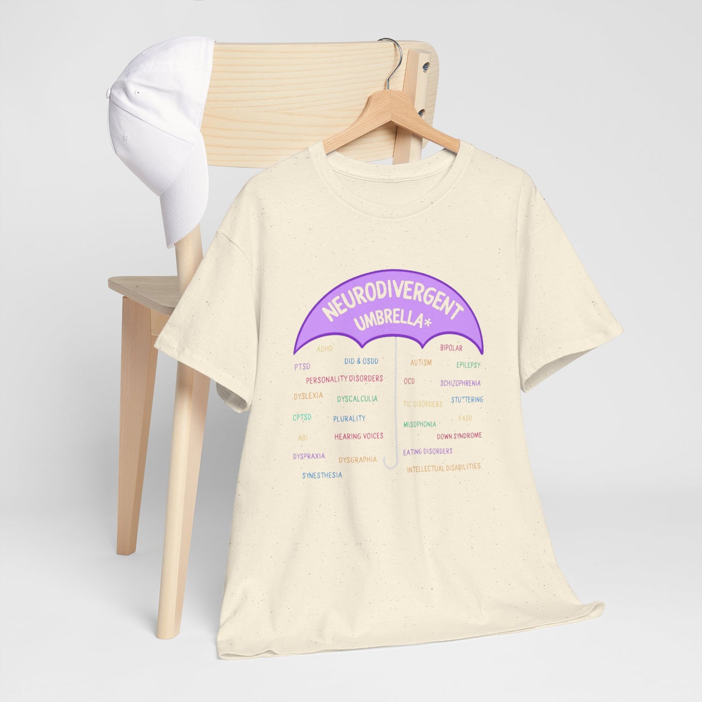 Neurodivergent Umbrella Unisex Heavy Cotton Tee