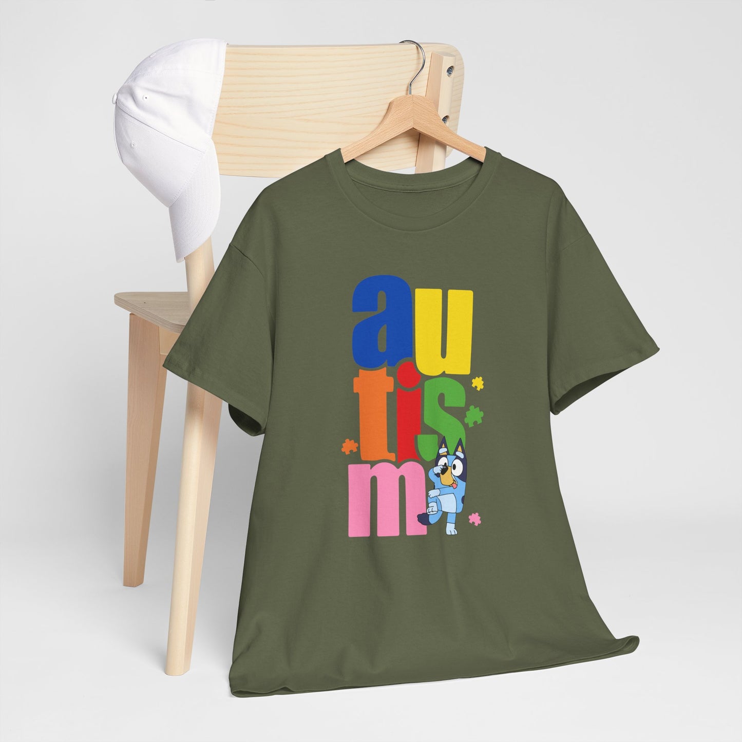 Autism Colorful Letters Kids T‑Shirt — Support & Awareness Tee