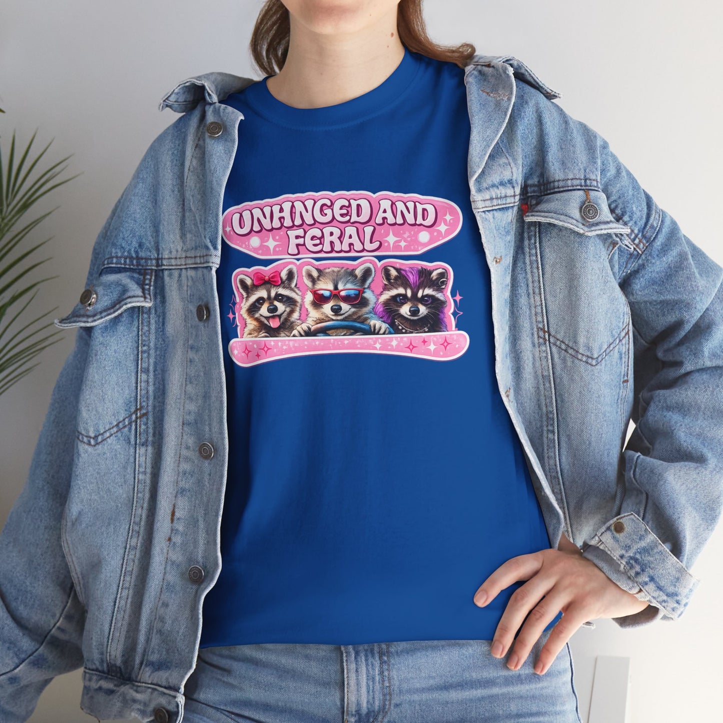 Unhinged and Feral Raccoon Tee