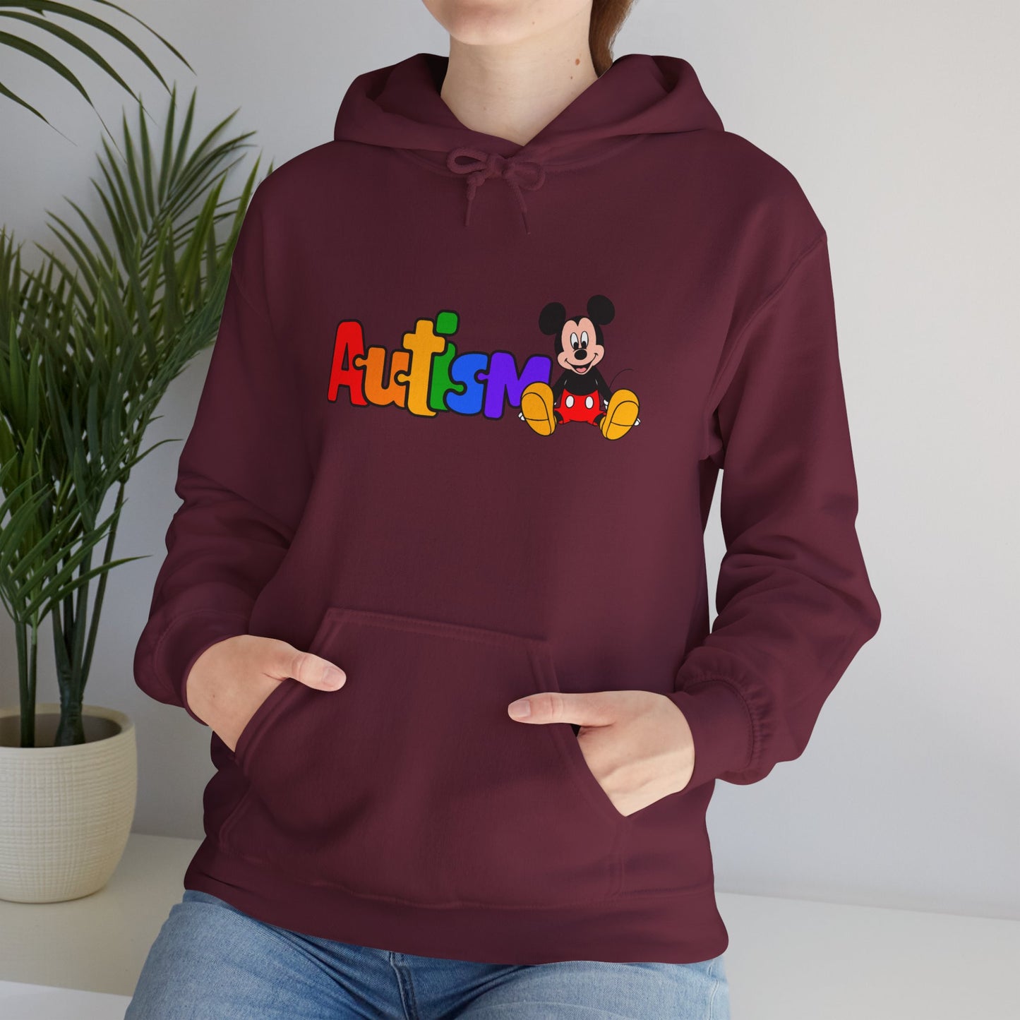 Autism Pride Hoodie — Colorful Puzzle Logo Sweatshirt
