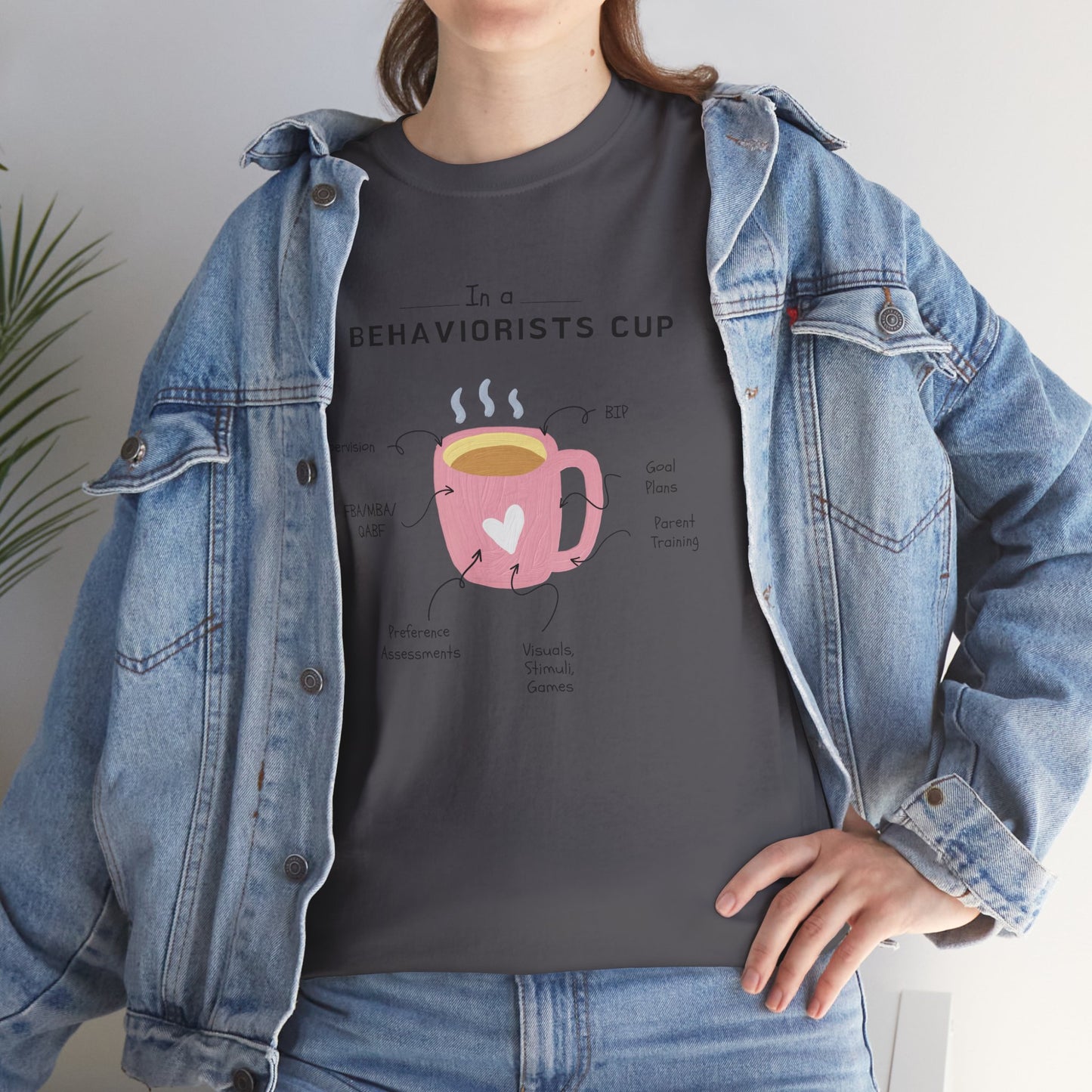 Behaviorist's Cup Unisex Heavy Cotton Tee - Fun Graphic Tee for Psychology Lovers