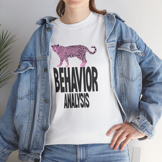 Behavior Analysis Unisex Heavy Cotton Tee - Creative Animal Print T-Shirt