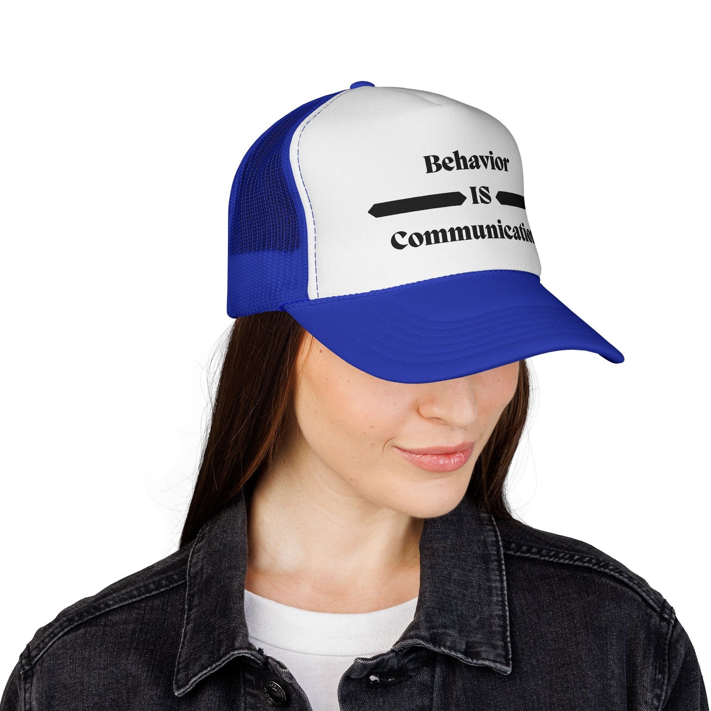 Trucker Cap — "Behavior IS Communication" Mesh Hat for Behavior Analysts & Therapists