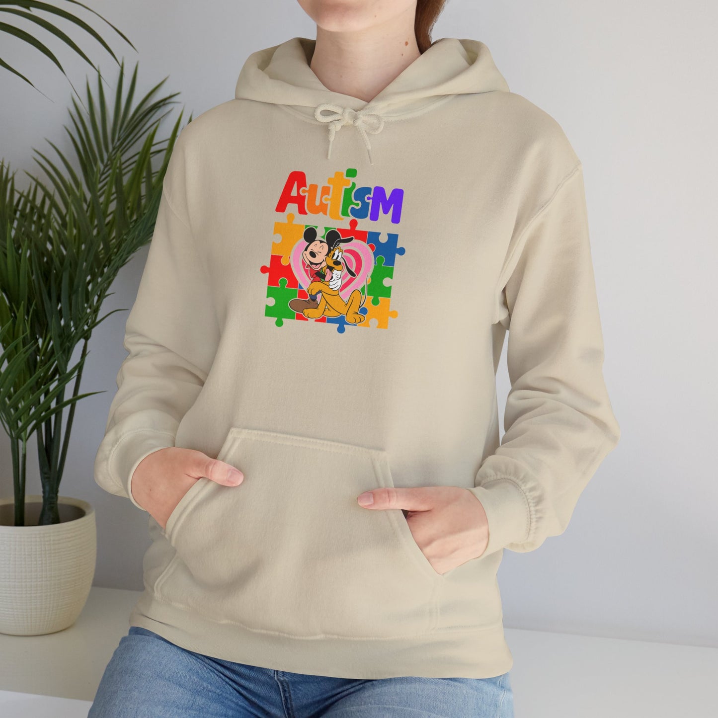 Autism Awareness Puzzle Heart Hoodie – Support & Acceptance Sweatshirt