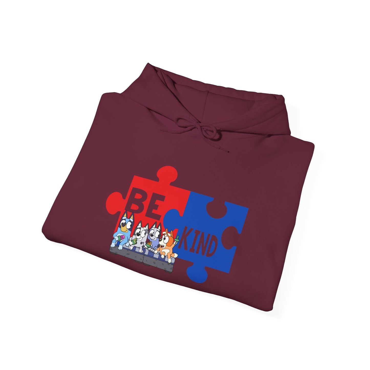 Be Kind Puzzle Hoodie – Autism Awareness Community Sweatshirt