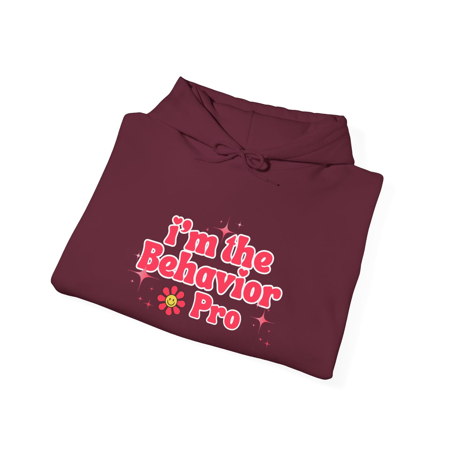 Behavior Pro Hoodie — Retro Flower "I'm the Behavior Pro"