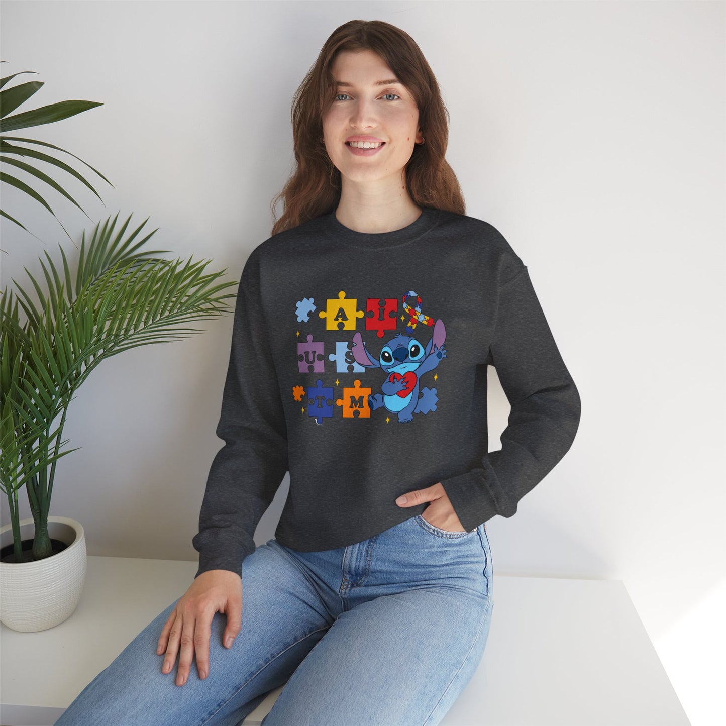 Autism Awareness Puzzle Heart Sweatshirt