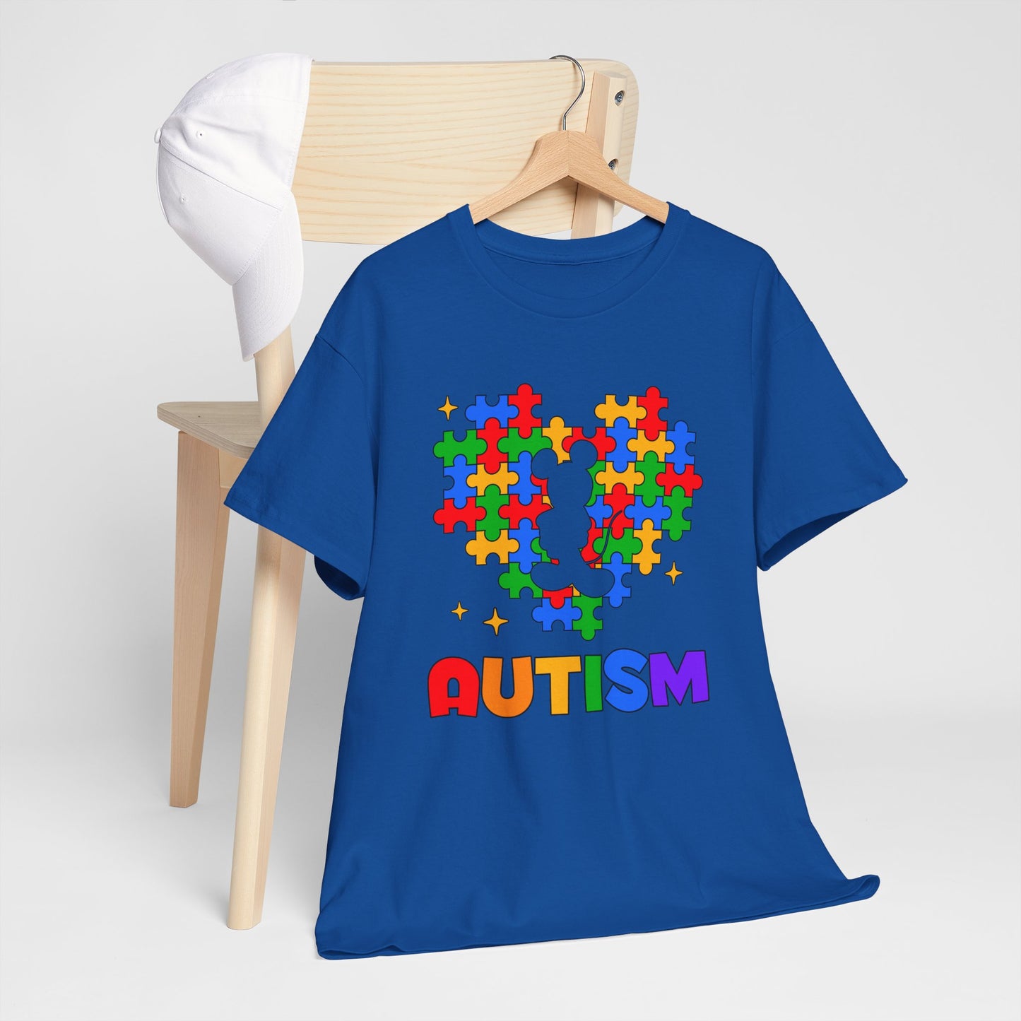 Autism Puzzle Heart T-Shirt — Colorful Support Tee