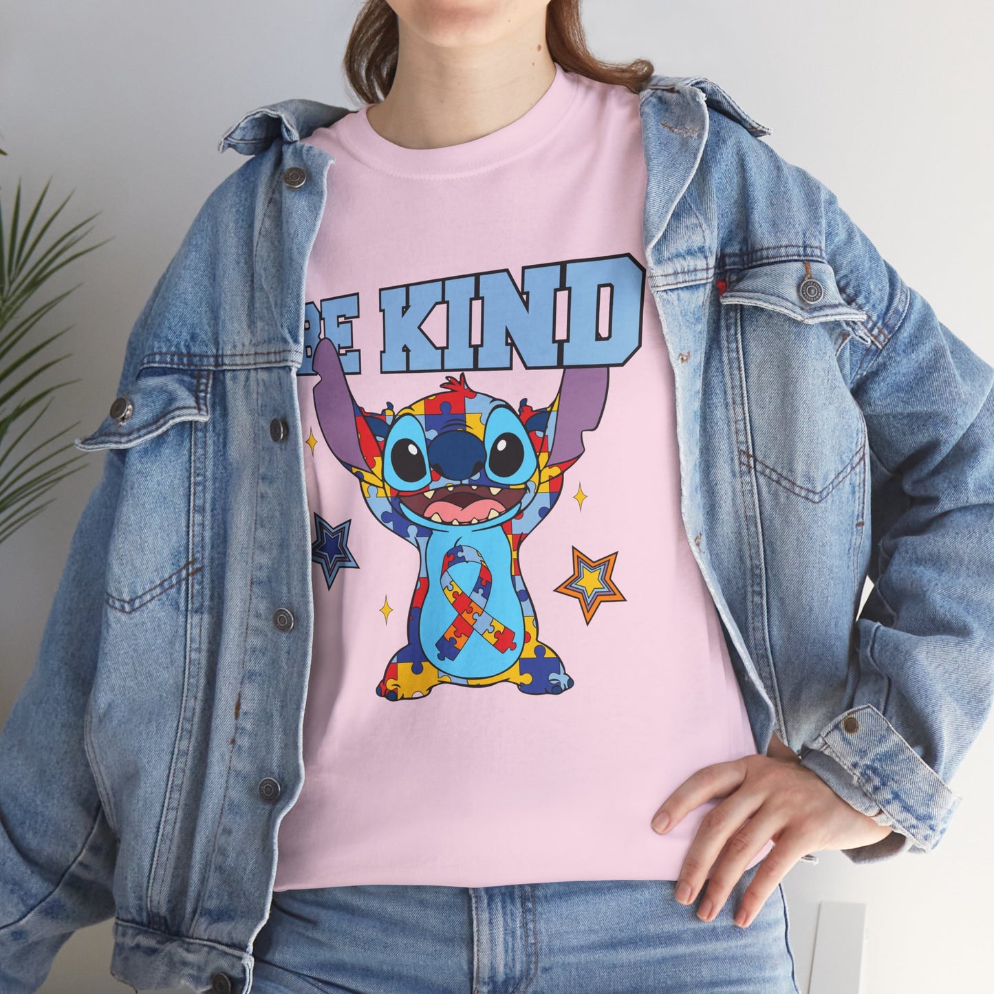Be Kind Graphic Tee — Cute Stitch Character T‑Shirt for Kids & Fans