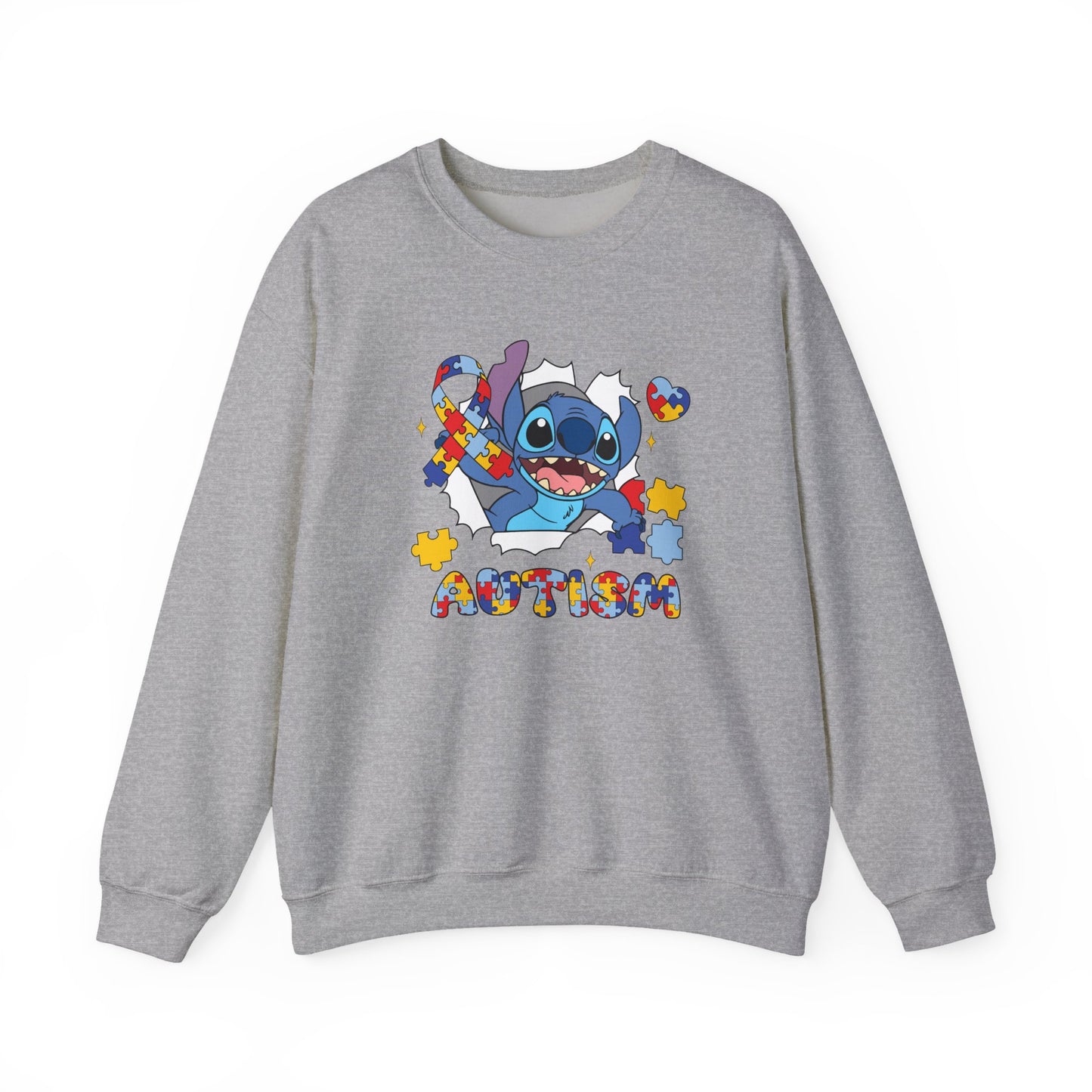 Autism Puzzle Crewneck Sweatshirt