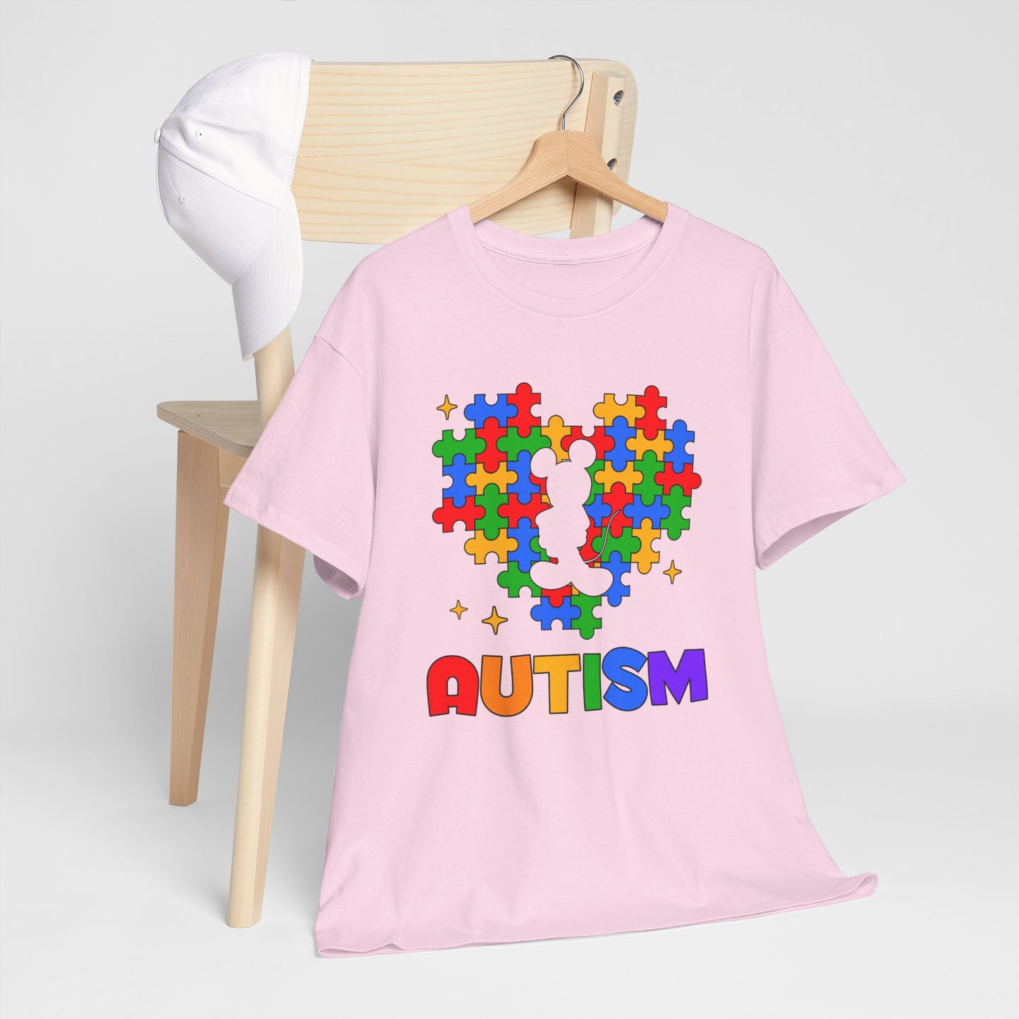 Autism Puzzle Heart T-Shirt — Colorful Support Tee