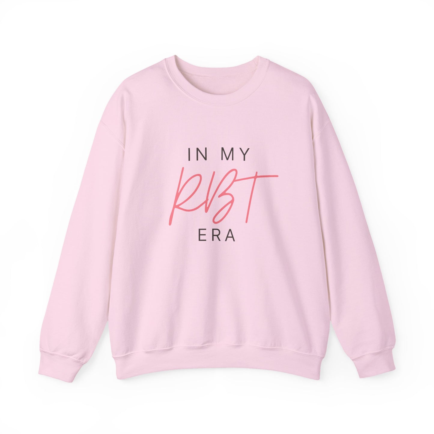Crewneck Sweatshirt - "In My RBT Era" Pink Script Nursing Rehab Therapist Tee