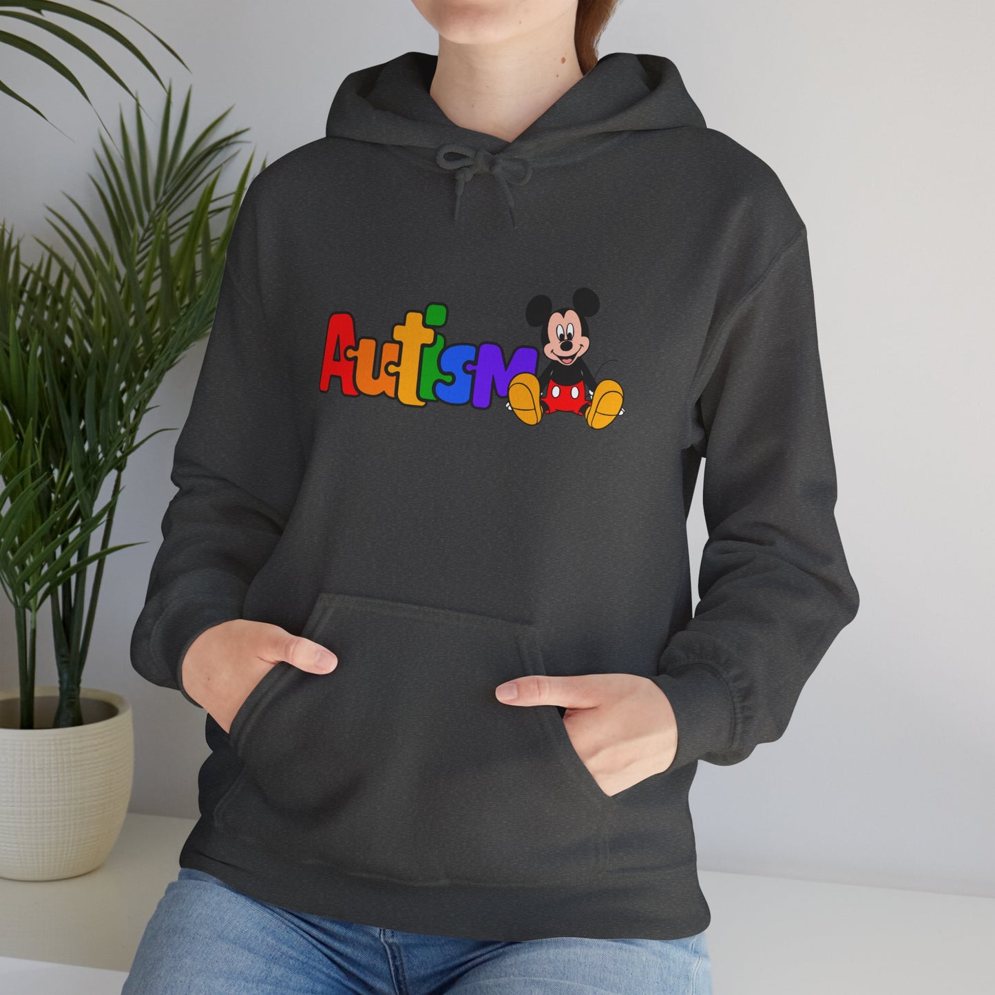 Autism Pride Hoodie — Colorful Puzzle Logo Sweatshirt