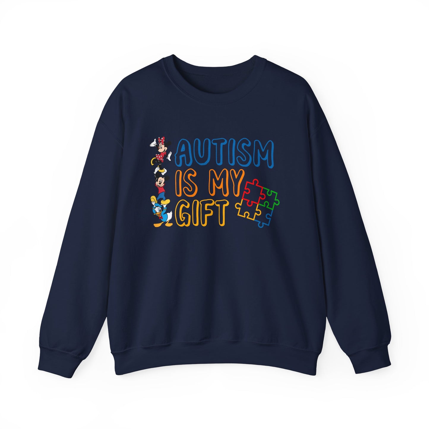 Autism Is My Gift Crewneck Sweatshirt