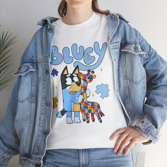 Bluey and Bingo Cartoon Dog T-Shirt — Cute Kids’ Blue Heeler Tee