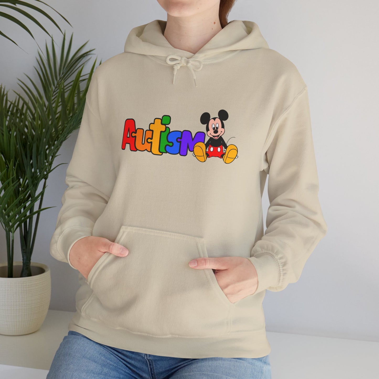 Autism Pride Hoodie — Colorful Puzzle Logo Sweatshirt