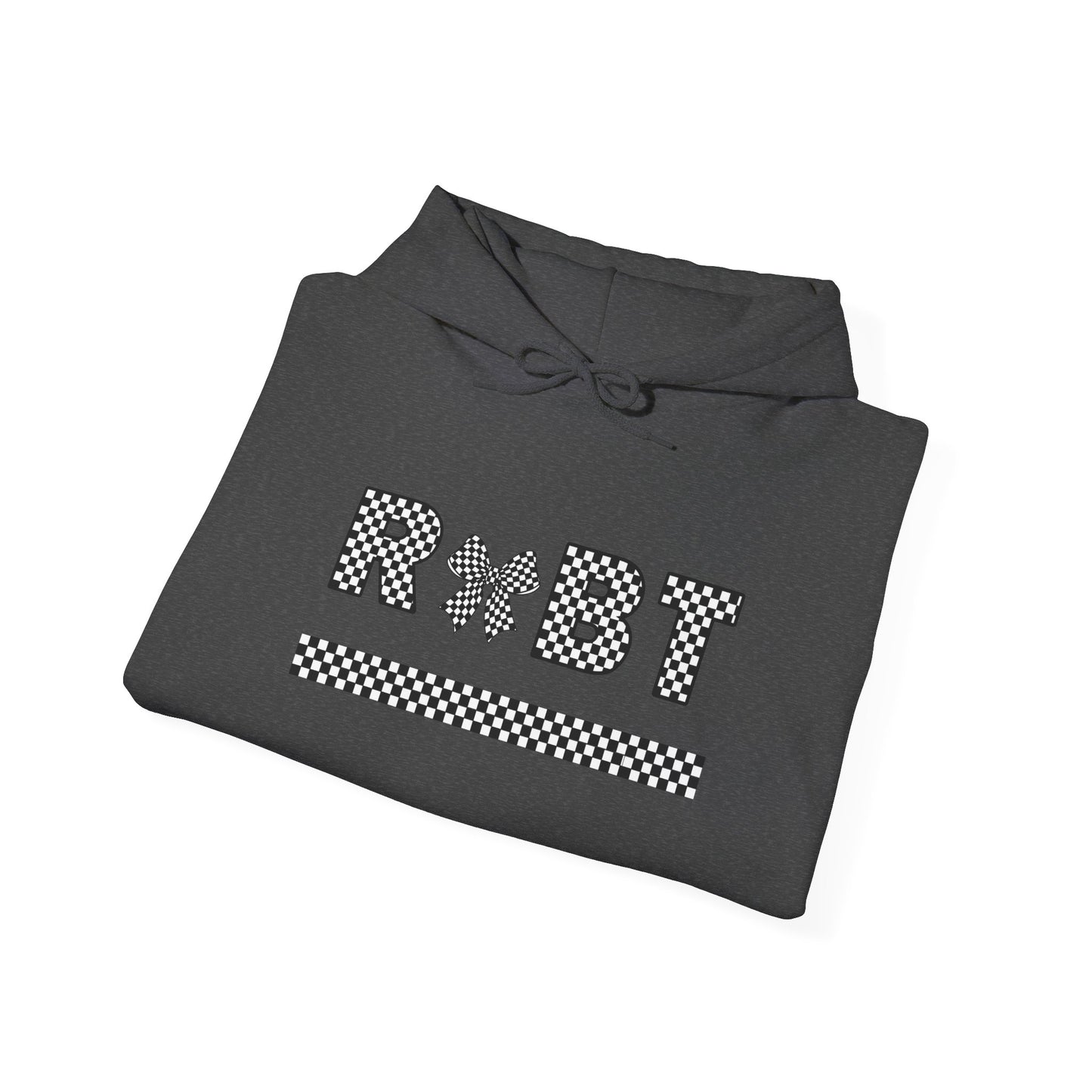 RBT Bow Checkered Hooded Sweatshirt