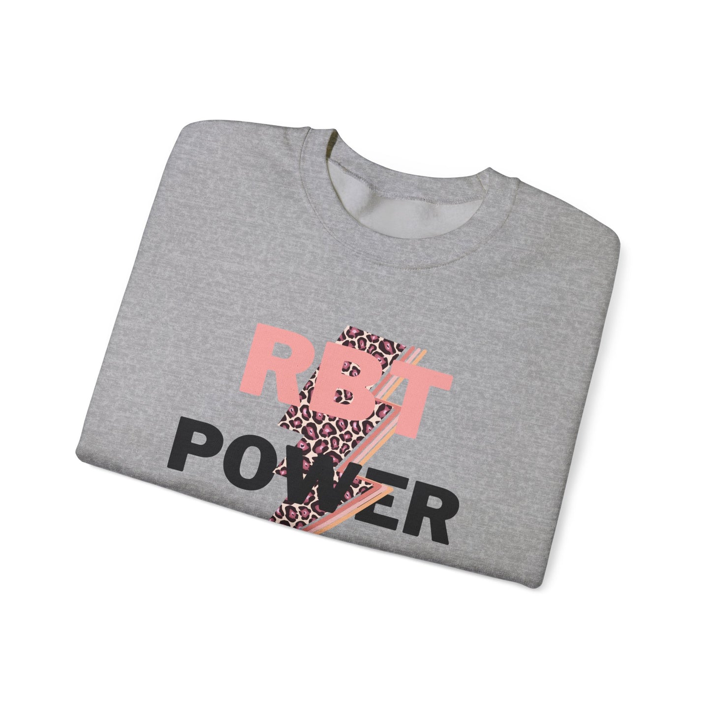RBT Power Crewneck Sweatshirt – Retro Lightning Graphic