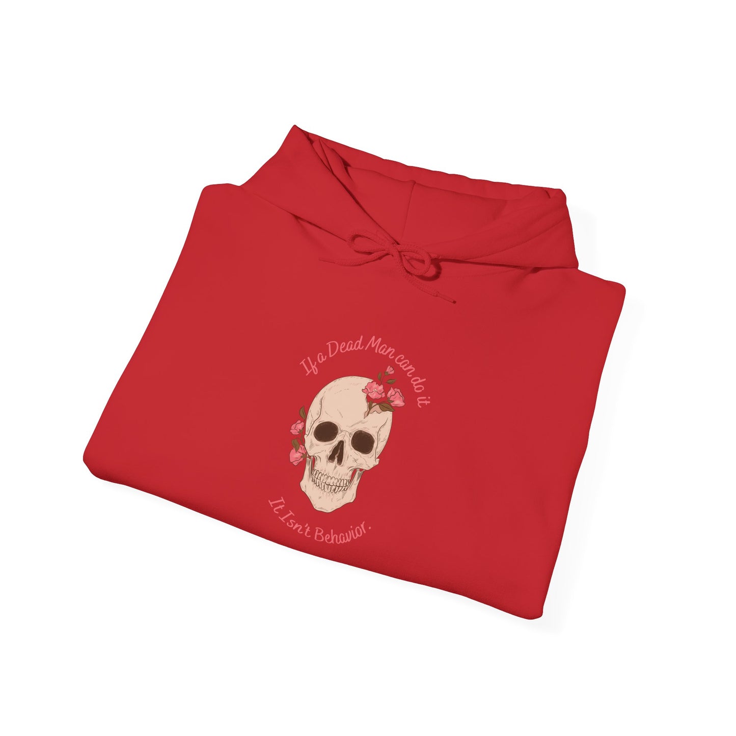 Skull & Roses Hoodie — "I Loved You Once, I Still Do" Floral Skull Sweatshirt