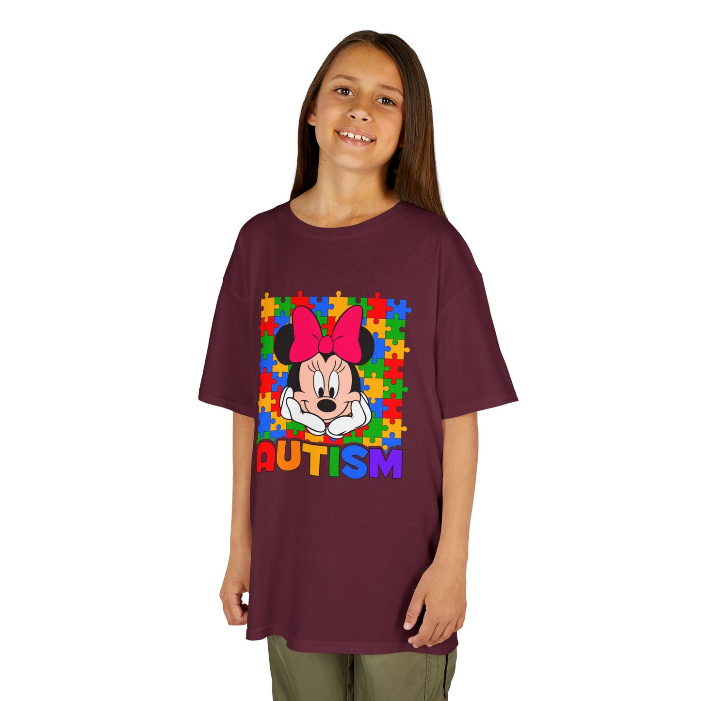 Kids Tee — Colorful Puzzle Autism Support Shirt