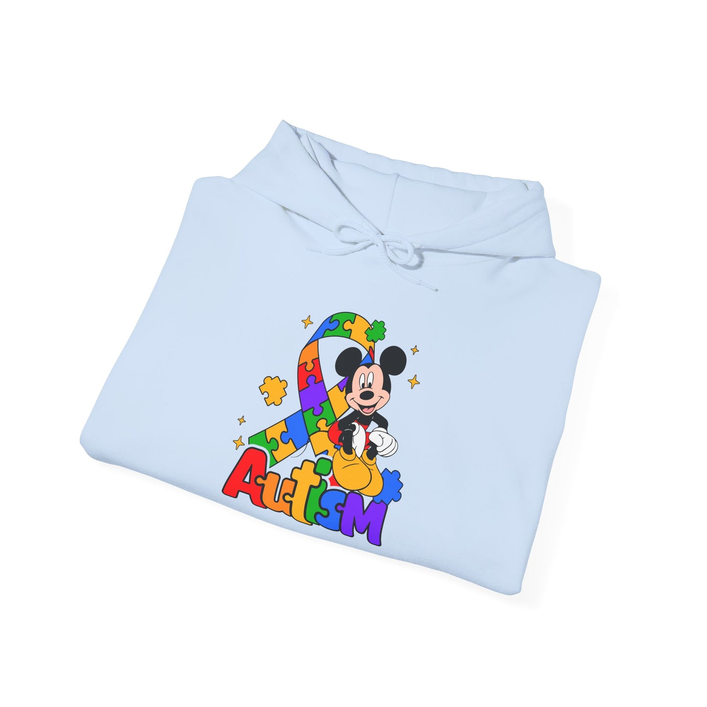 Autism Awareness Hoodie — Colorful Puzzle Heart Design
