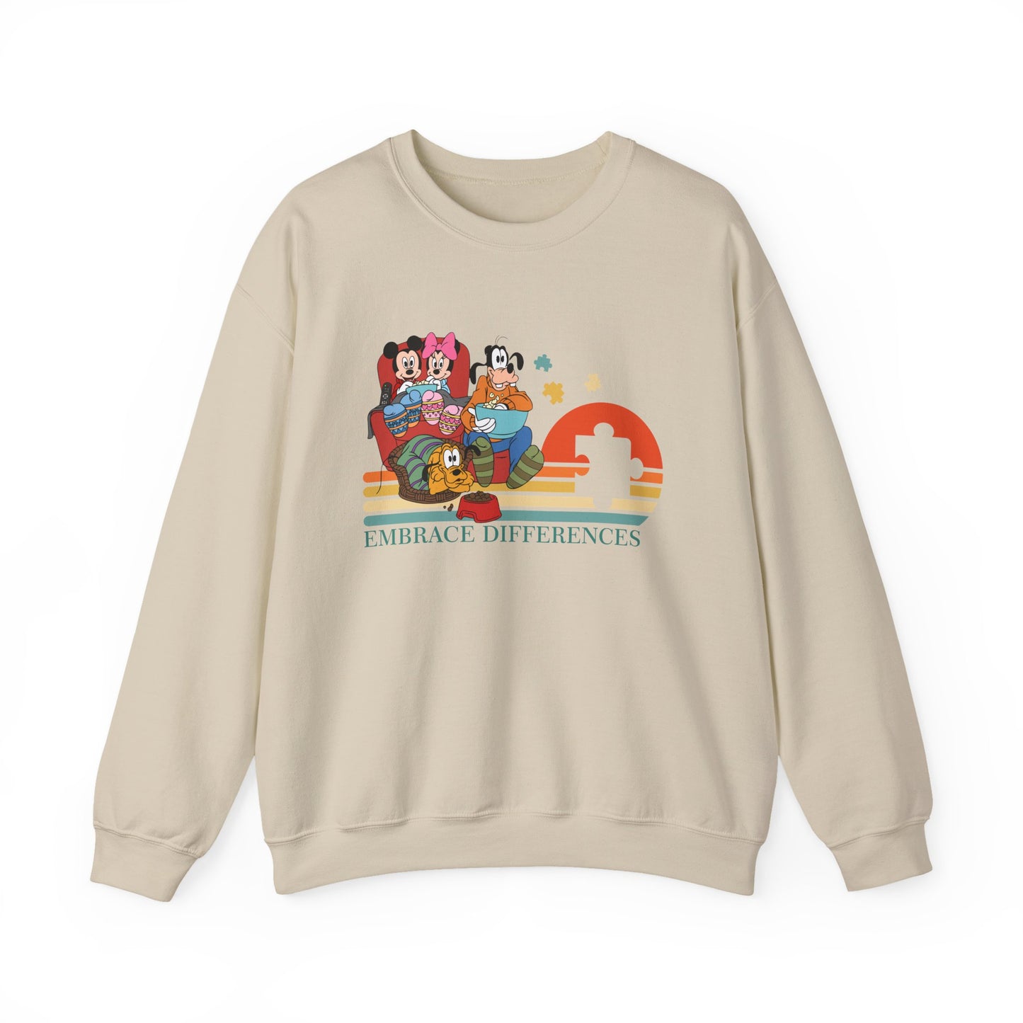 Embrace Differences Crewneck Sweatshirt