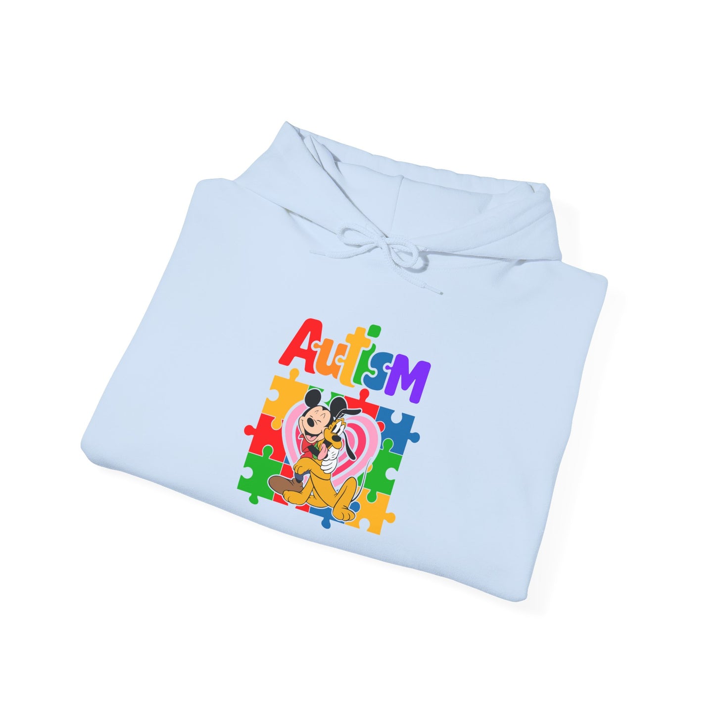 Autism Awareness Puzzle Heart Hoodie – Support & Acceptance Sweatshirt