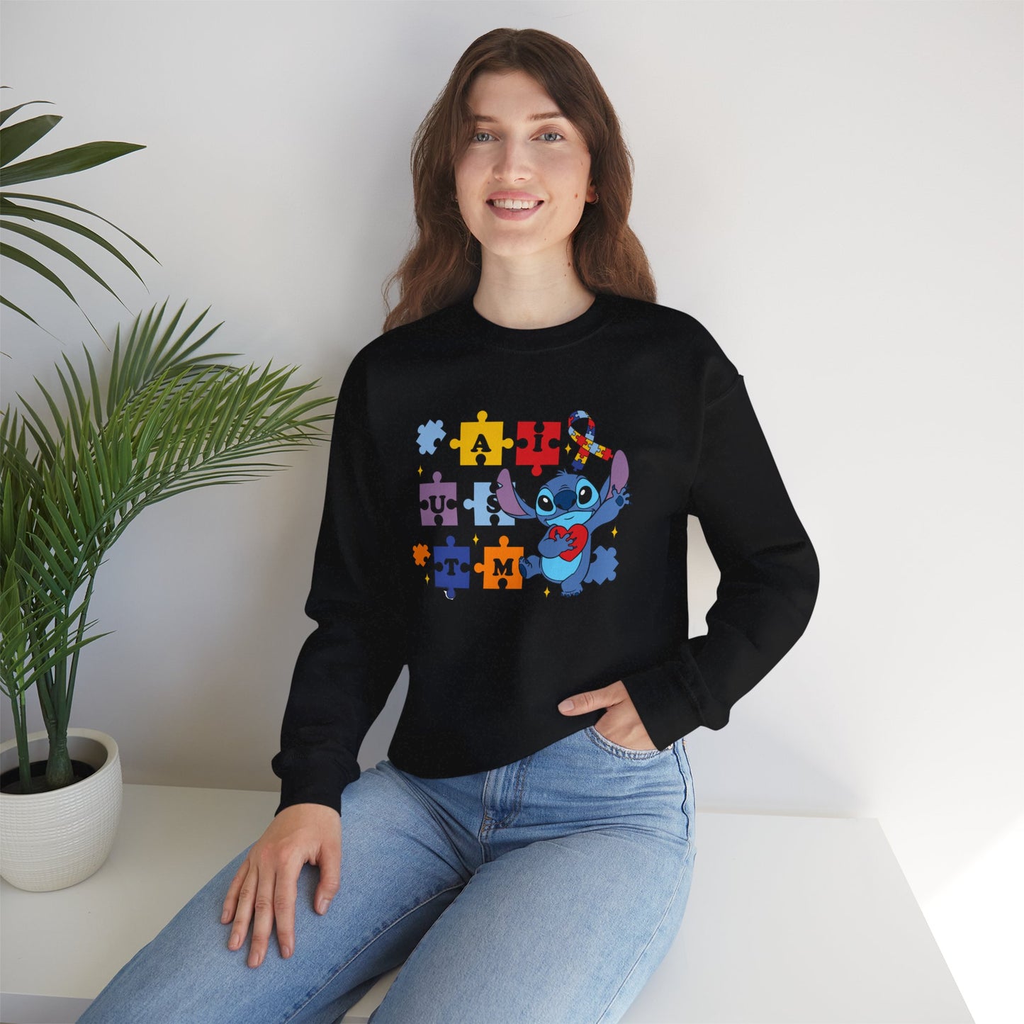 Autism Awareness Puzzle Heart Sweatshirt