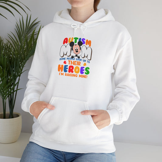 Autism Mom & Their Heroes Hoodie — I'm Raising Mine Colorful Support Pullover