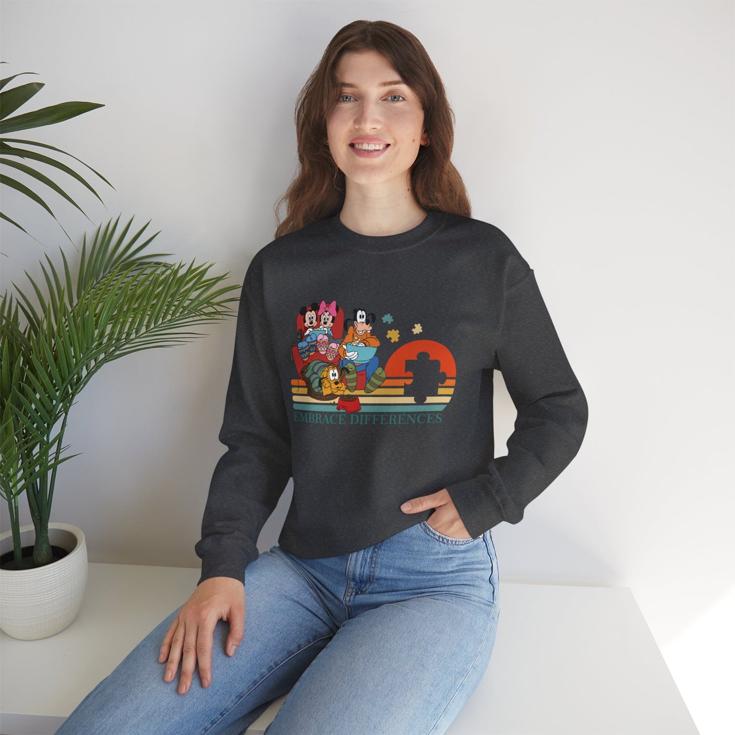 Embrace Differences Crewneck Sweatshirt