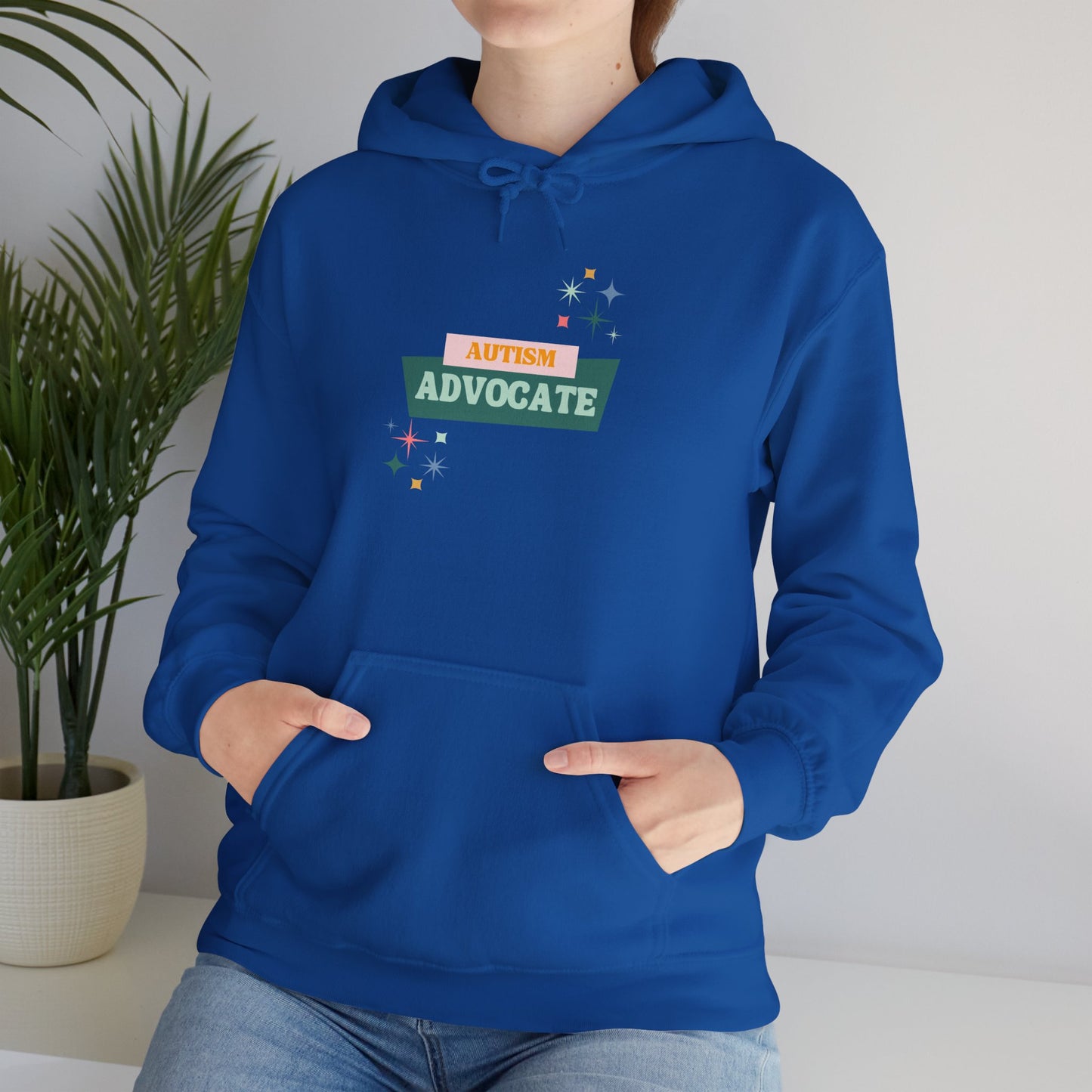 Advocate Badge Hoodie — Autism Advocate Graphic Pullover