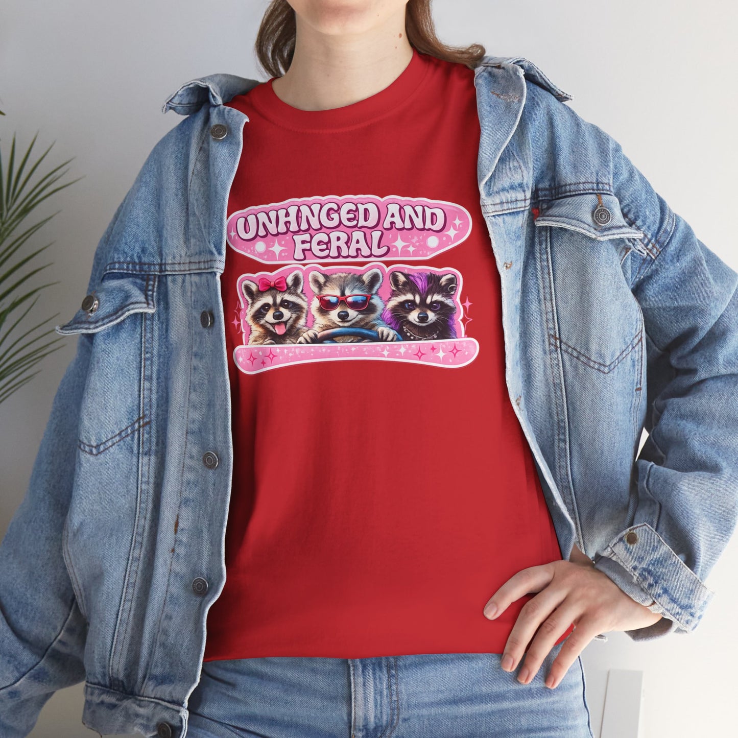 Unhinged and Feral Raccoon Tee