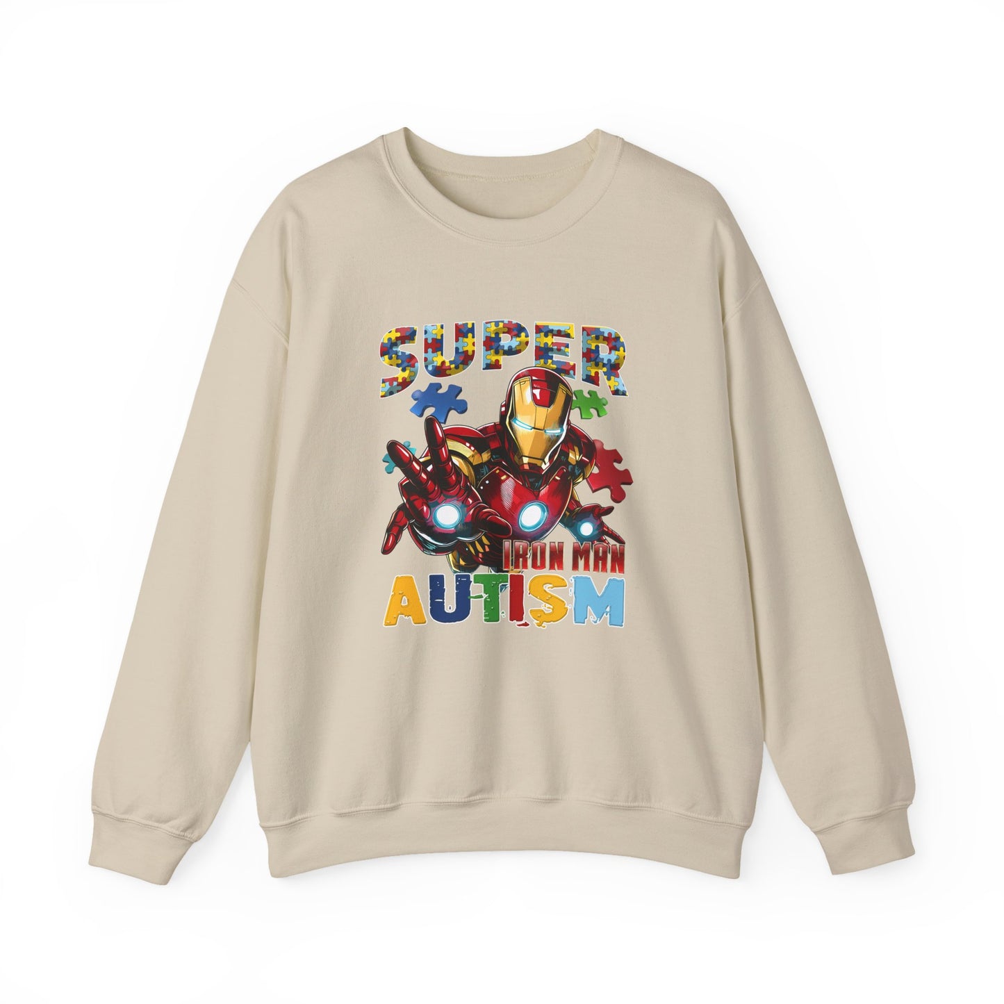 Autism Awareness Iron Hero Sweatshirt