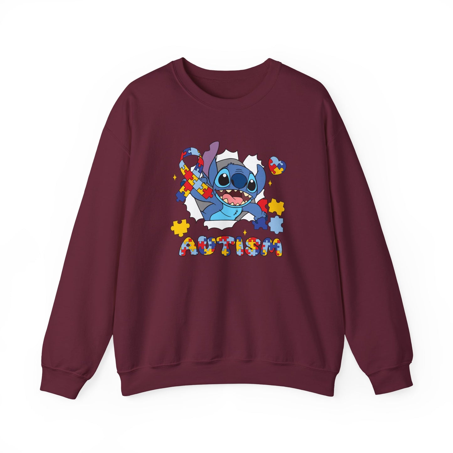 Autism Puzzle Crewneck Sweatshirt