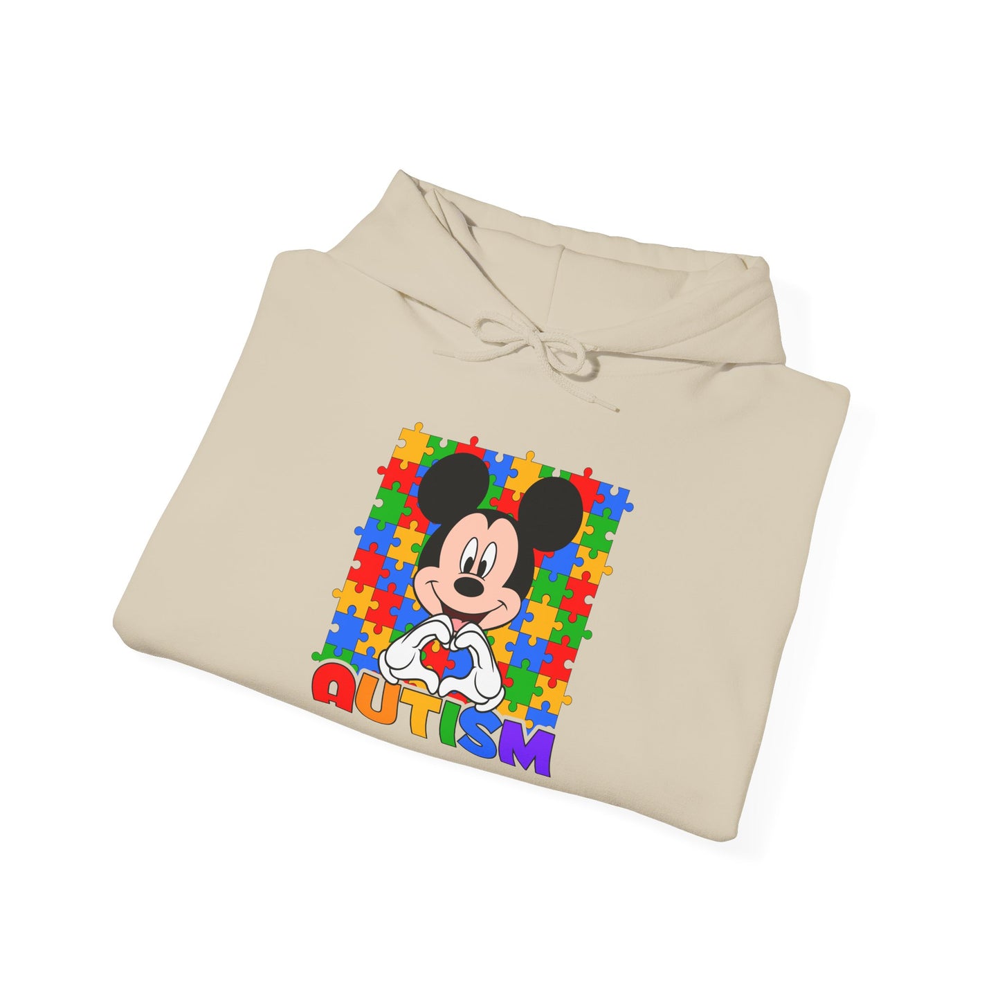 Autism Puzzle Heart Hoodie — Colorful Awareness Pullover