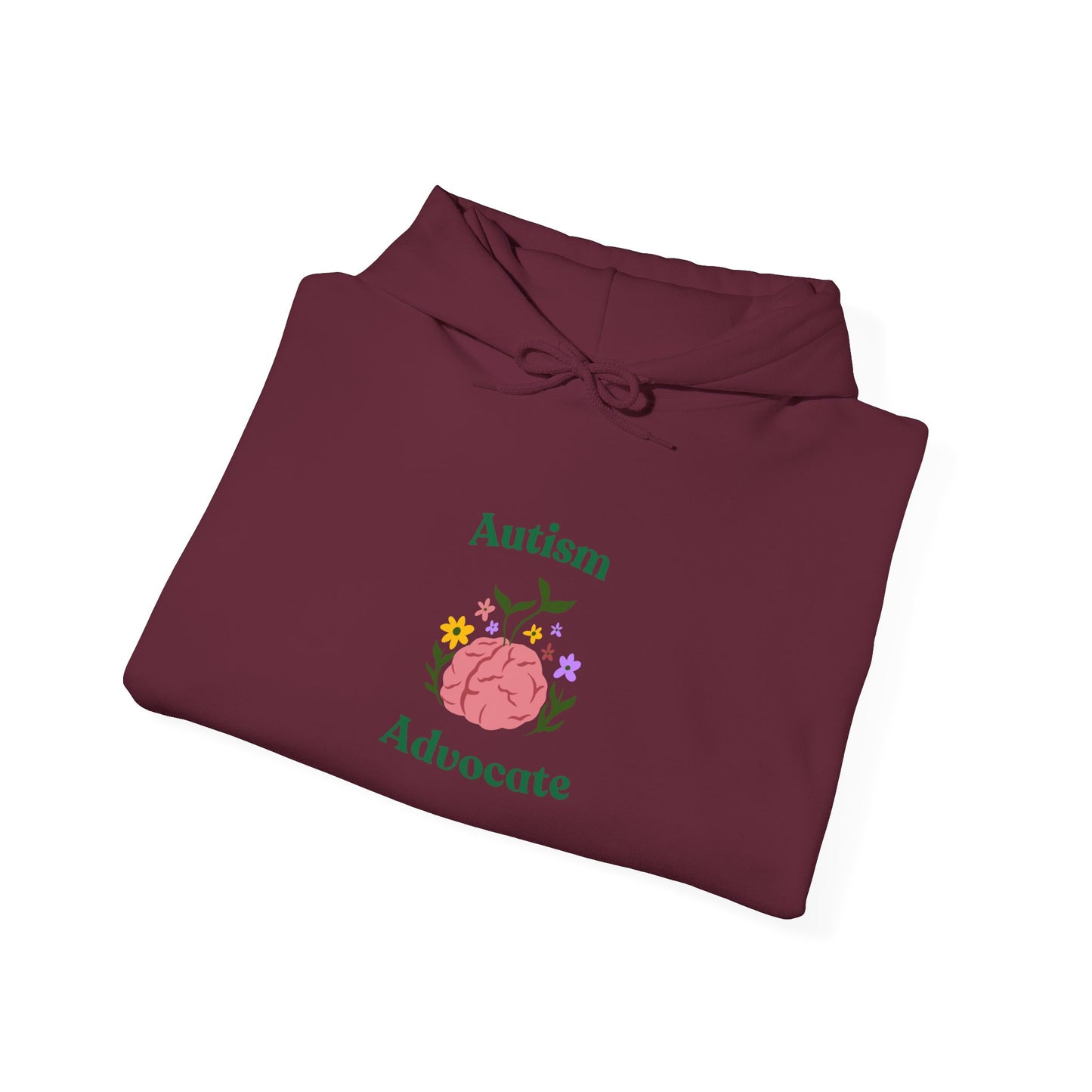 Autism Advocate Hoodie — Floral Puzzle Heart Support Sweatshirt