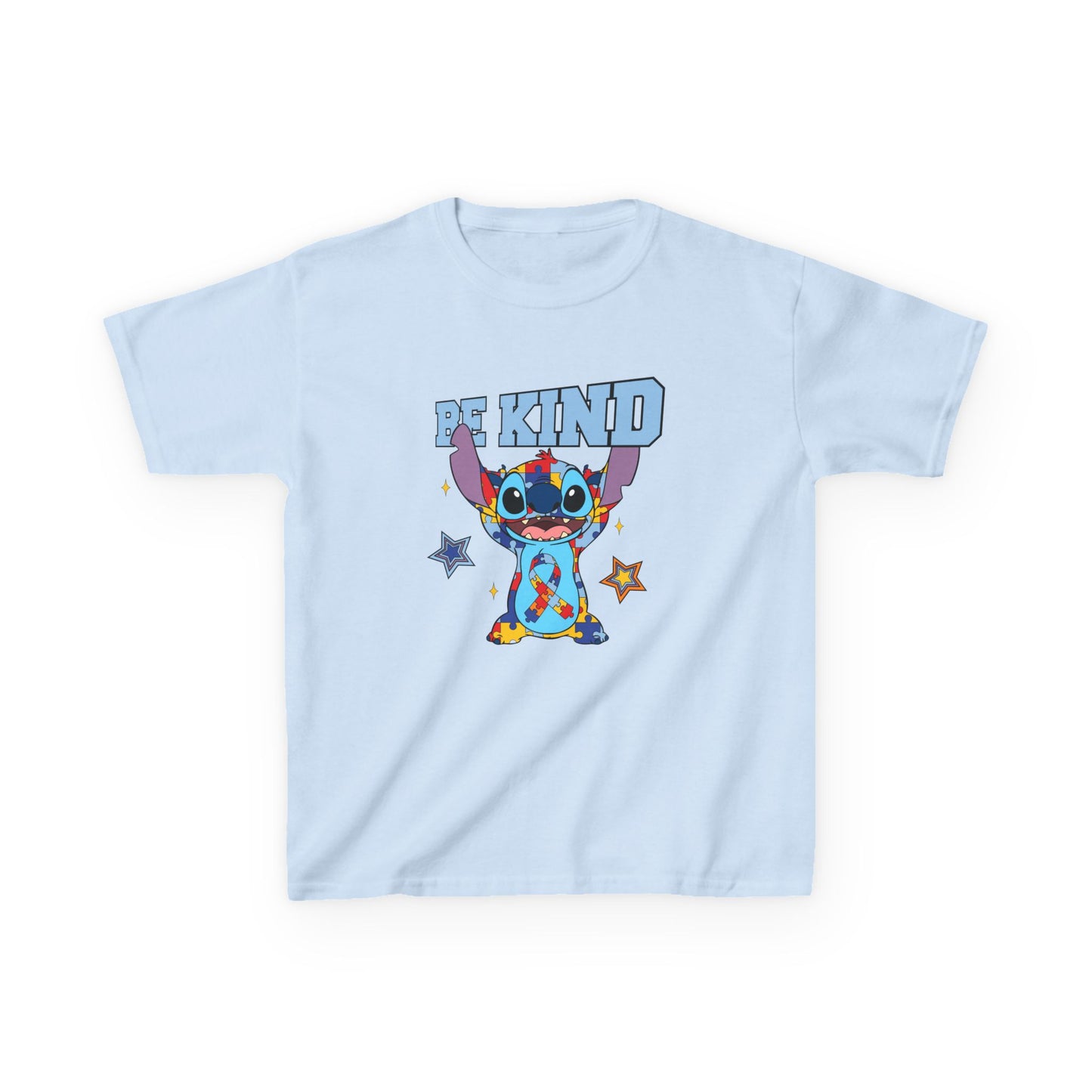 Kids Tee — Cute 'Be Kind' Cartoon Alien Graphic Shirt