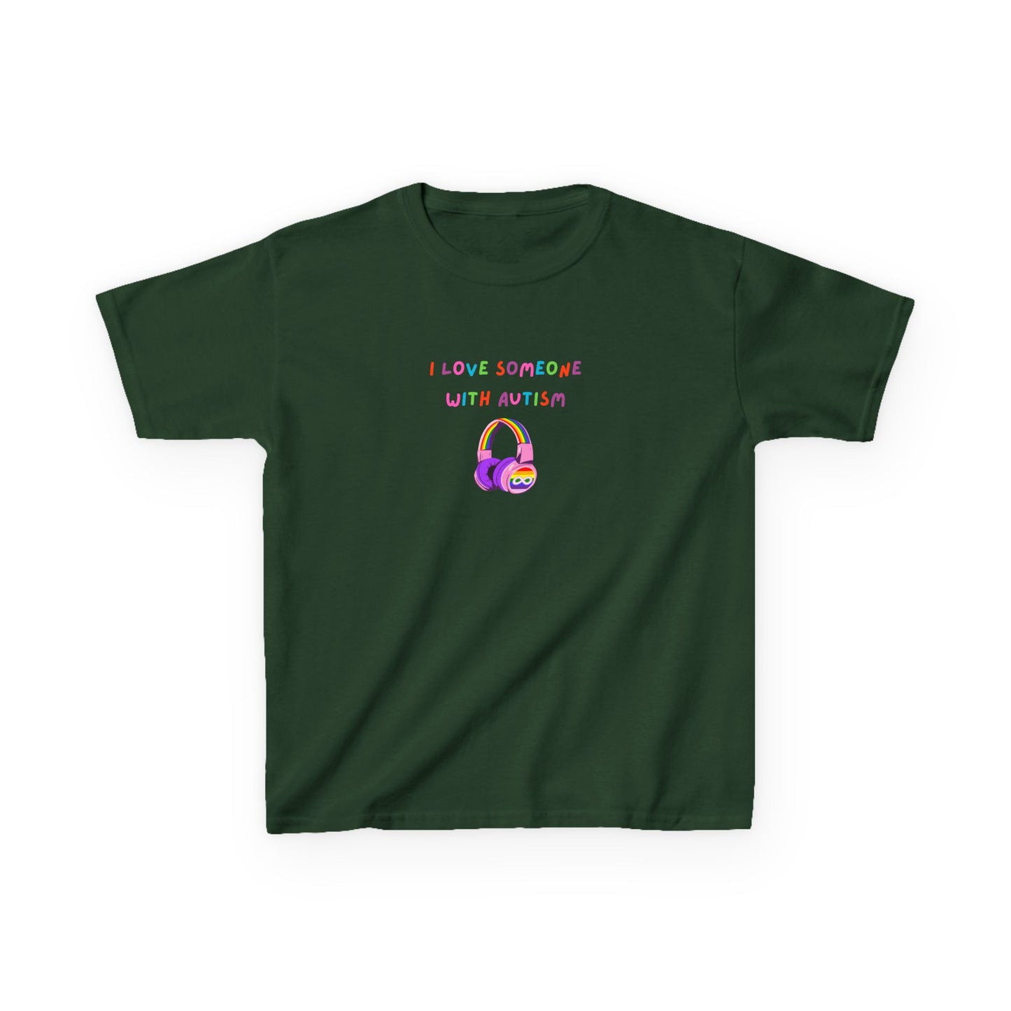 Autism Awareness Kids Tee - I Love Someone with Autism