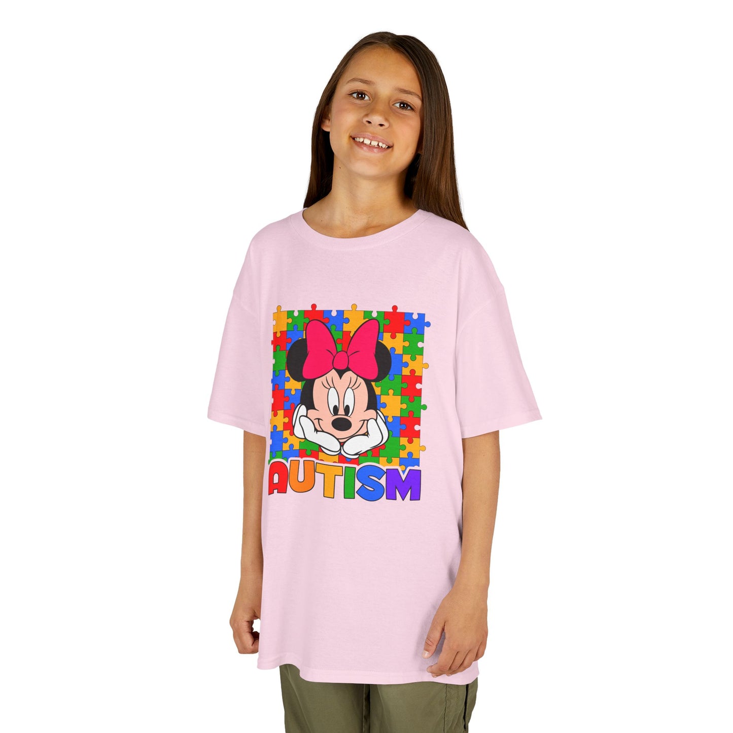 Kids Tee — Colorful Puzzle Autism Support Shirt