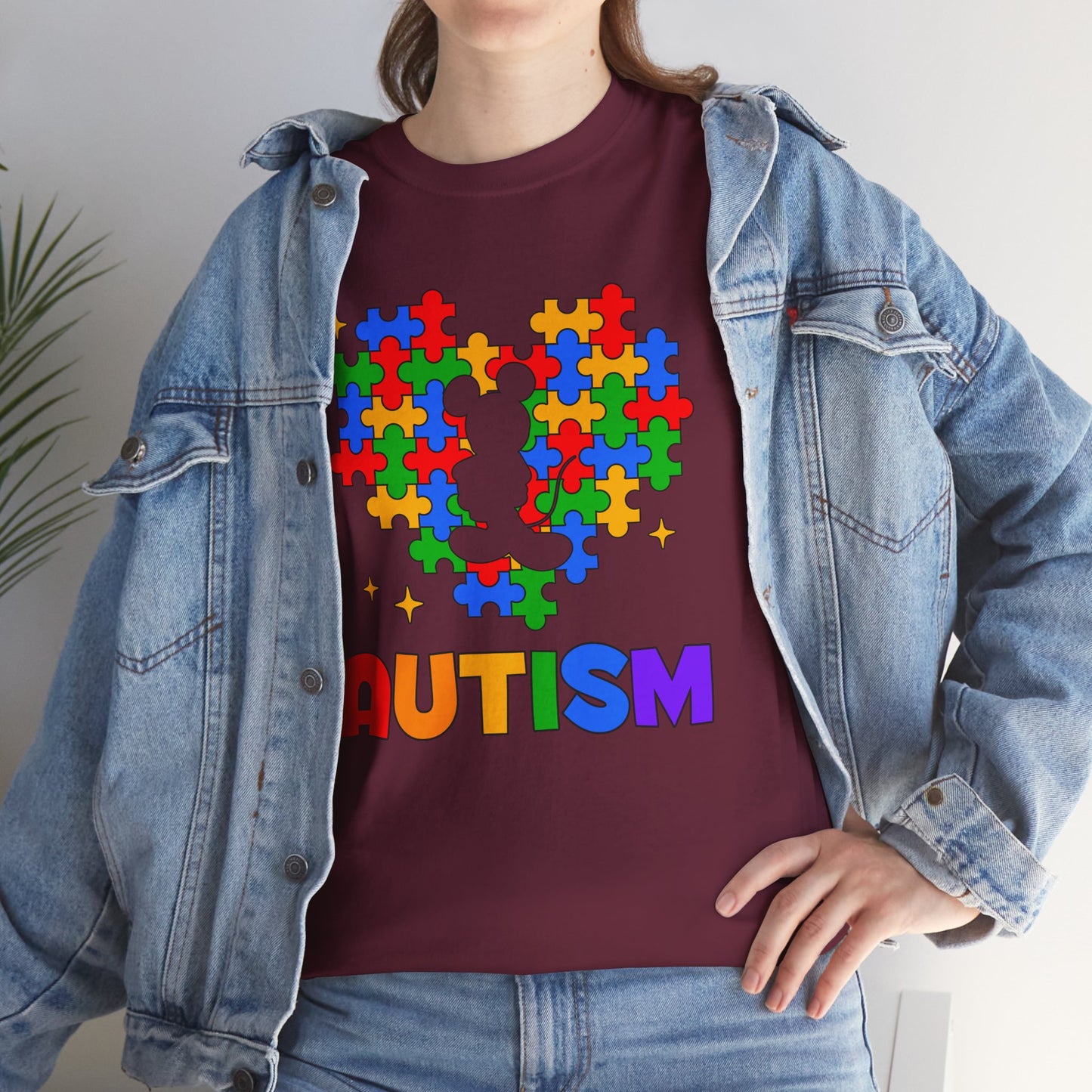 Autism Puzzle Heart T-Shirt — Colorful Support Tee