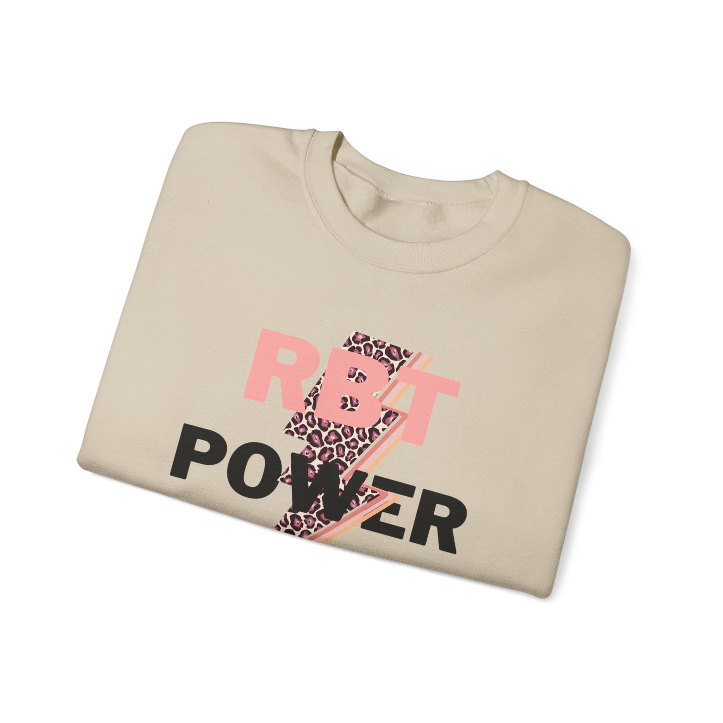 RBT Power Crewneck Sweatshirt – Retro Lightning Graphic