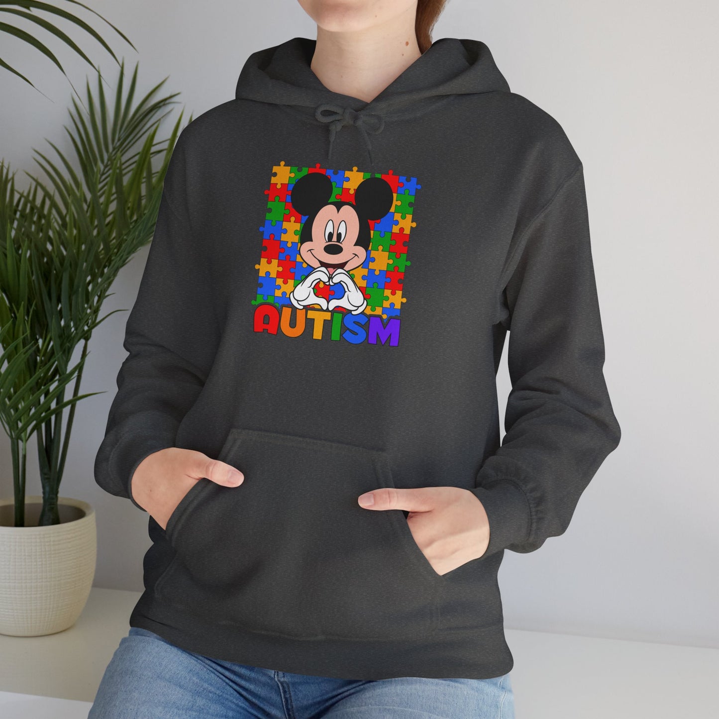 Autism Puzzle Heart Hoodie — Colorful Awareness Pullover